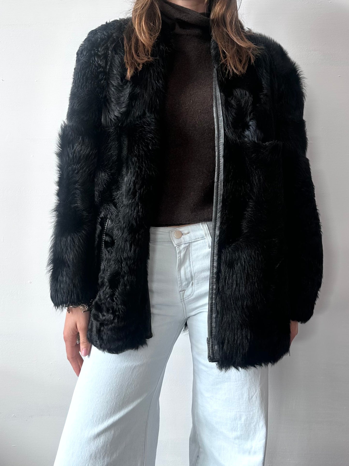 REVERSIBLE SUEDE & SHEARLING JACKET