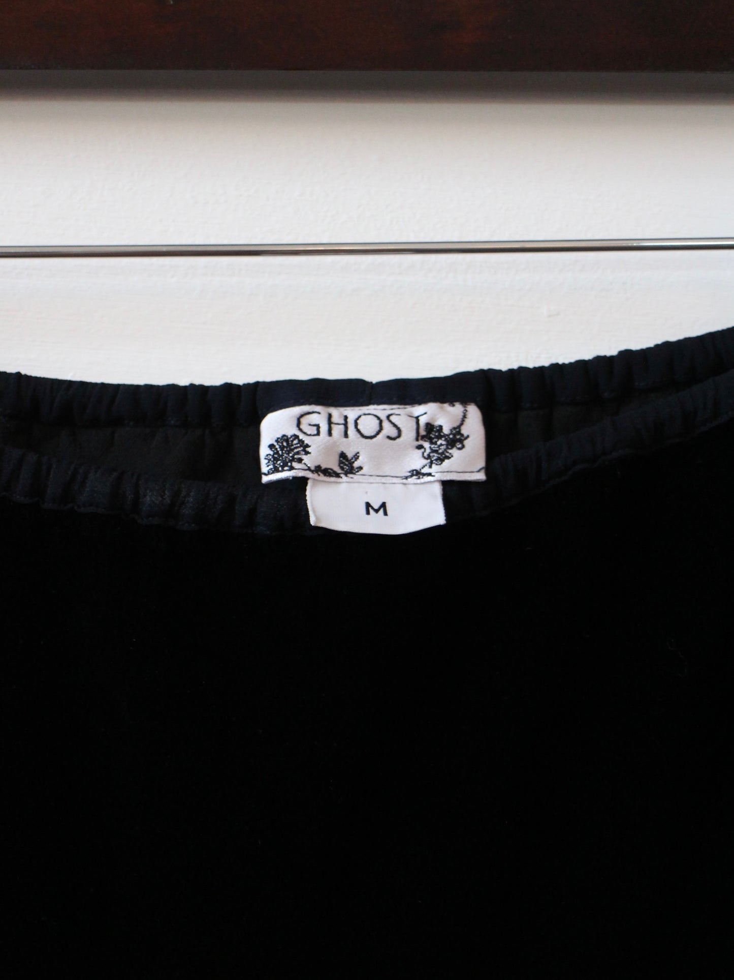 GHOST VELVET MIDI SKIRT