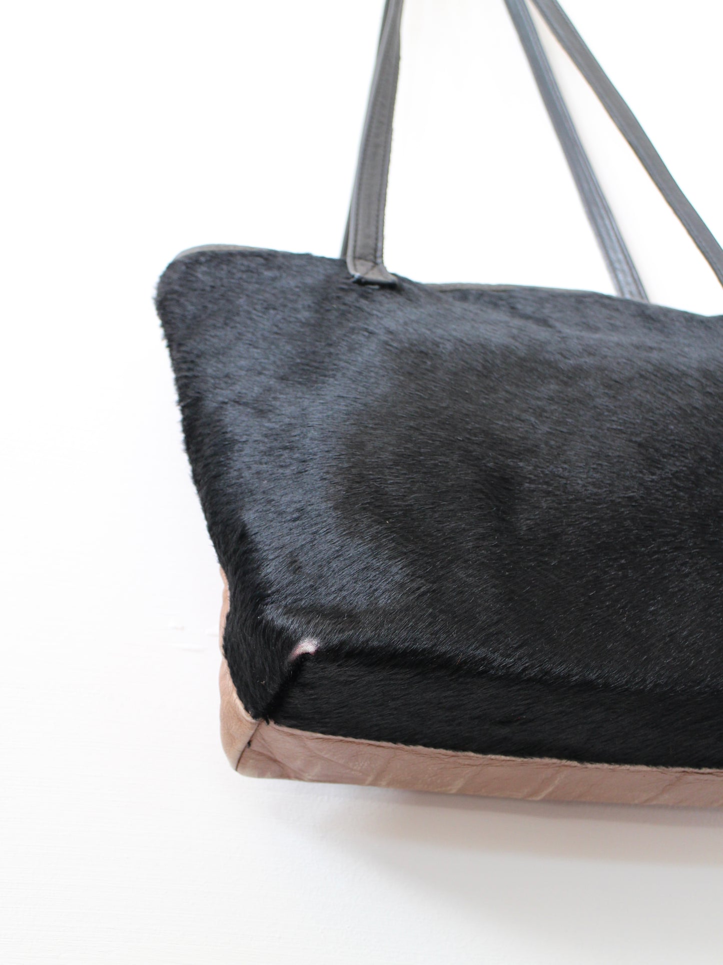 LEATHER & PONY HAIR BAG