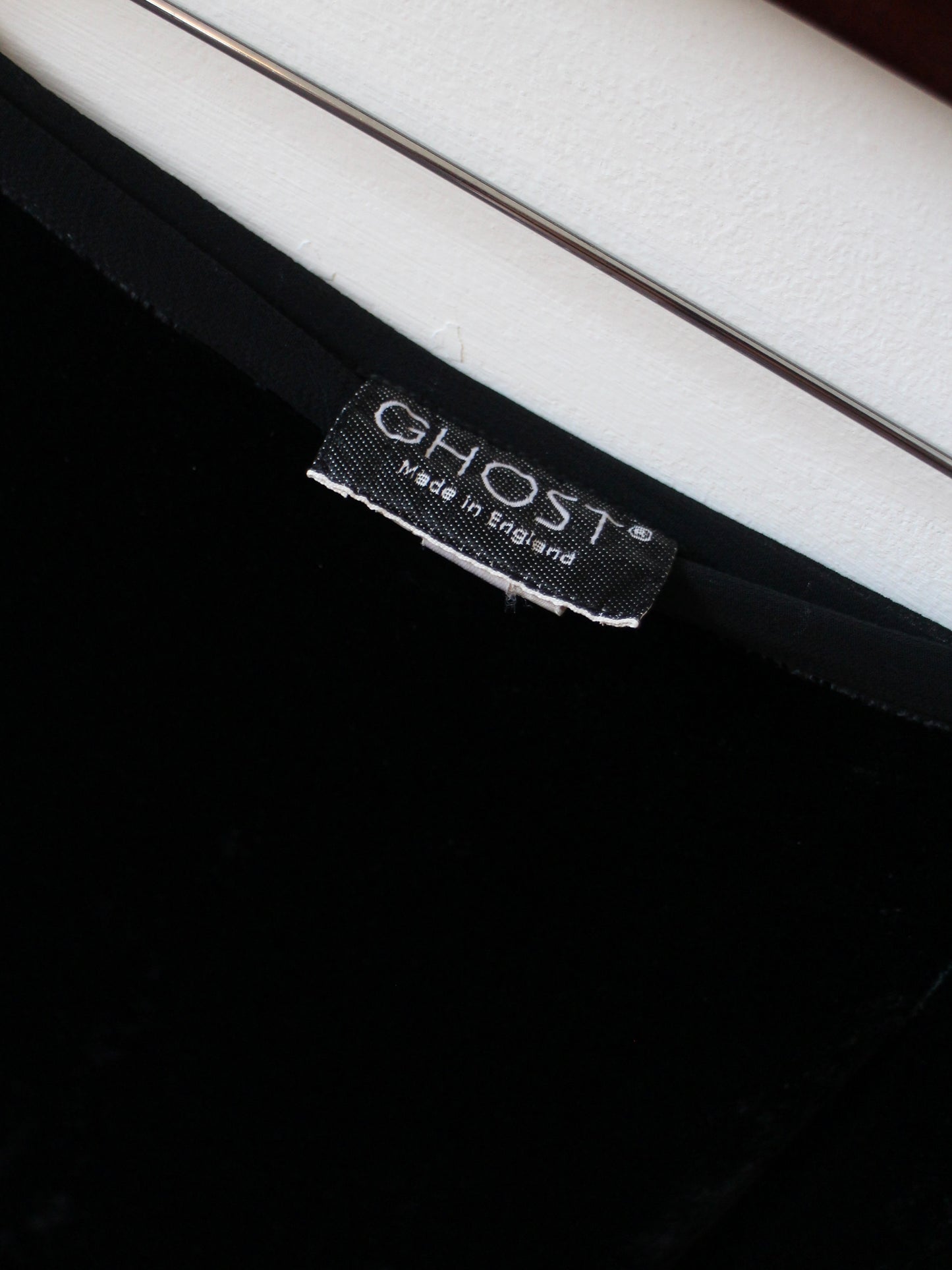GHOST VELVET MIDI SKIRT