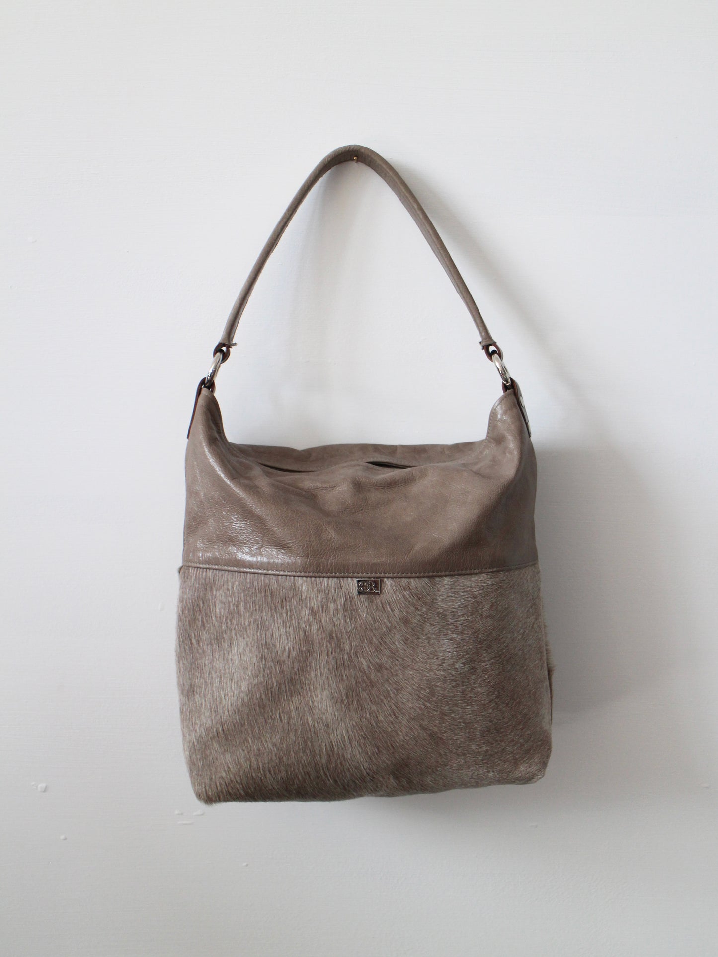 LEATHER & PONY HAIR BAG