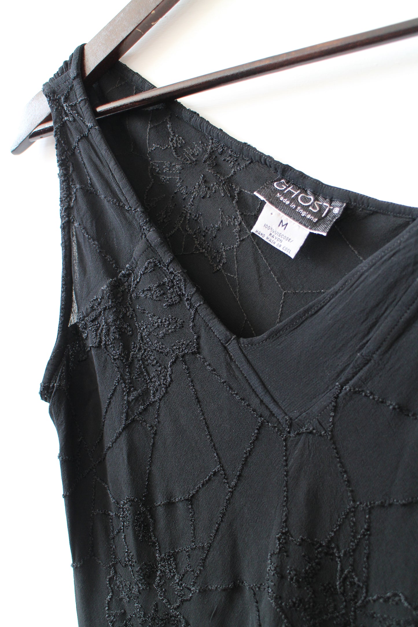 GHOST ASYMMETRIC MIDI DRESS