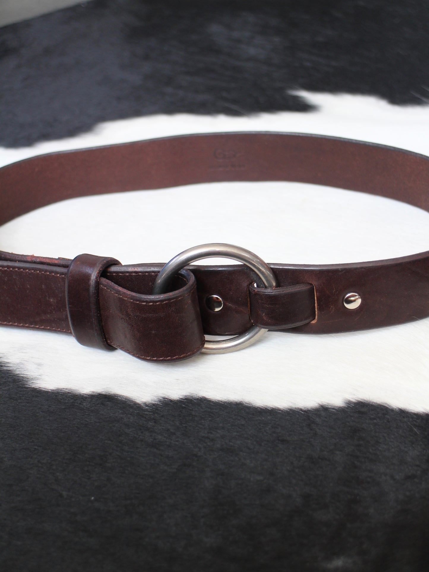 LEATHER O-RING BELT