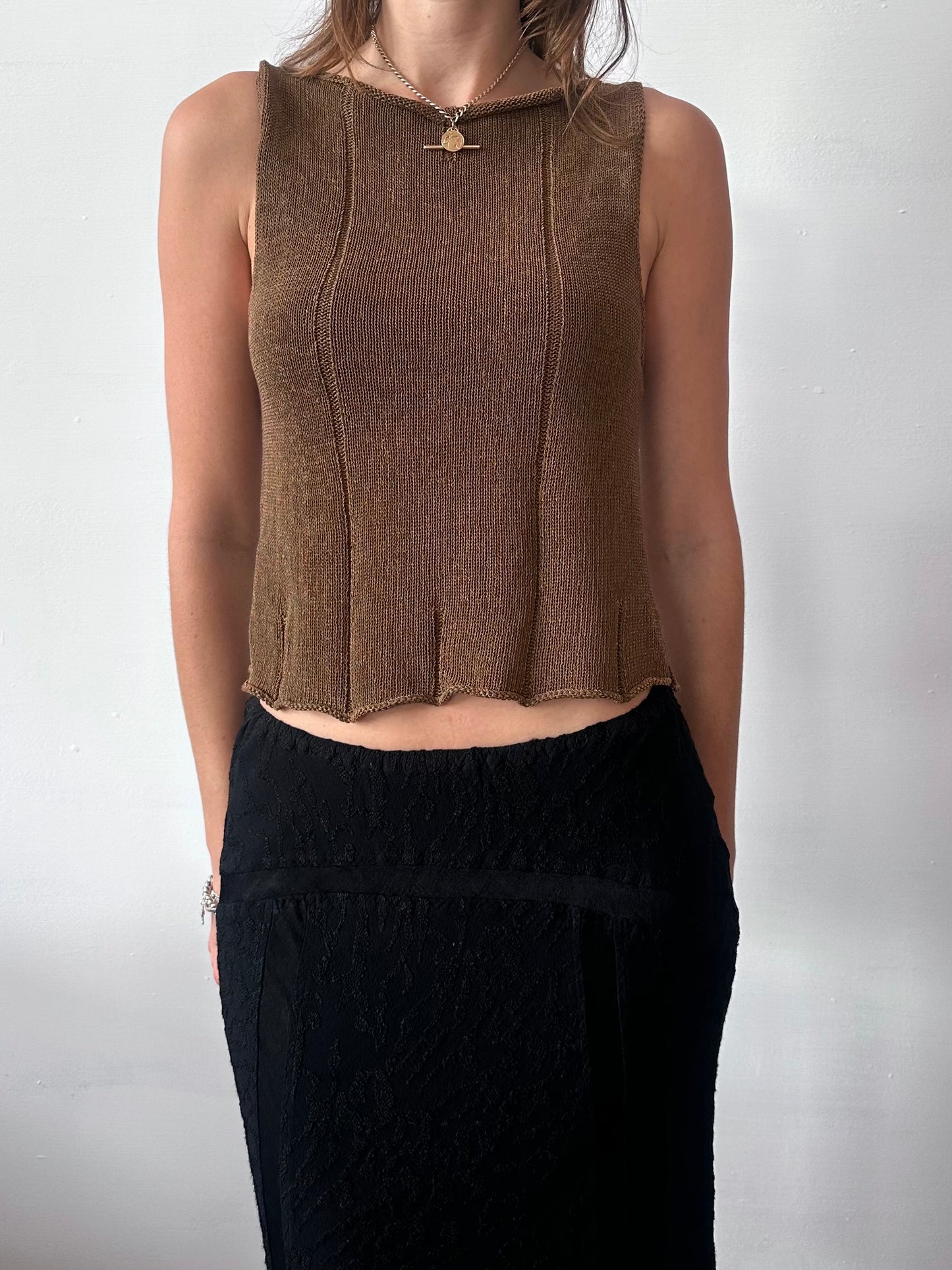 KNIT TANK TOP
