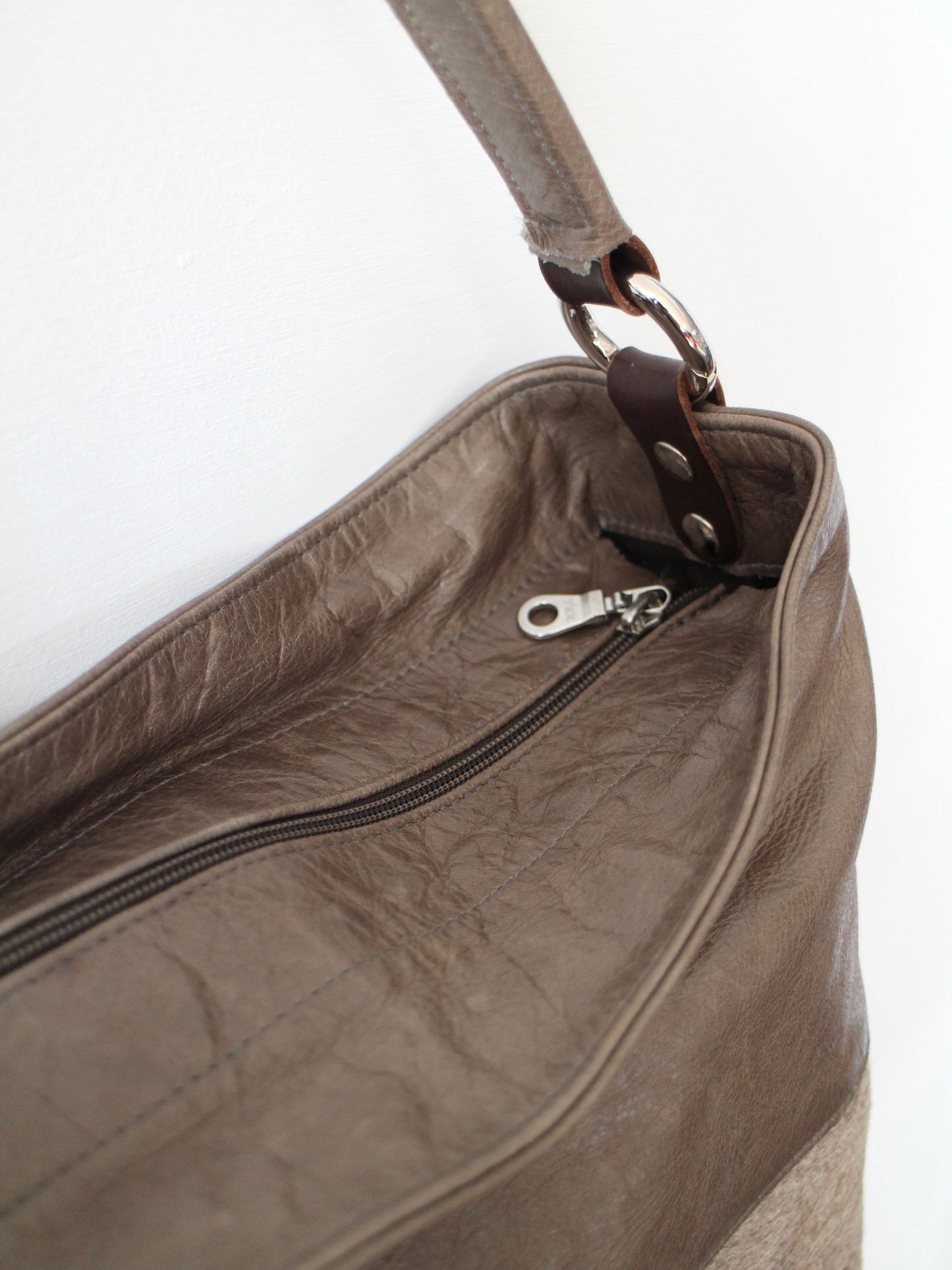 LEATHER & PONY HAIR BAG