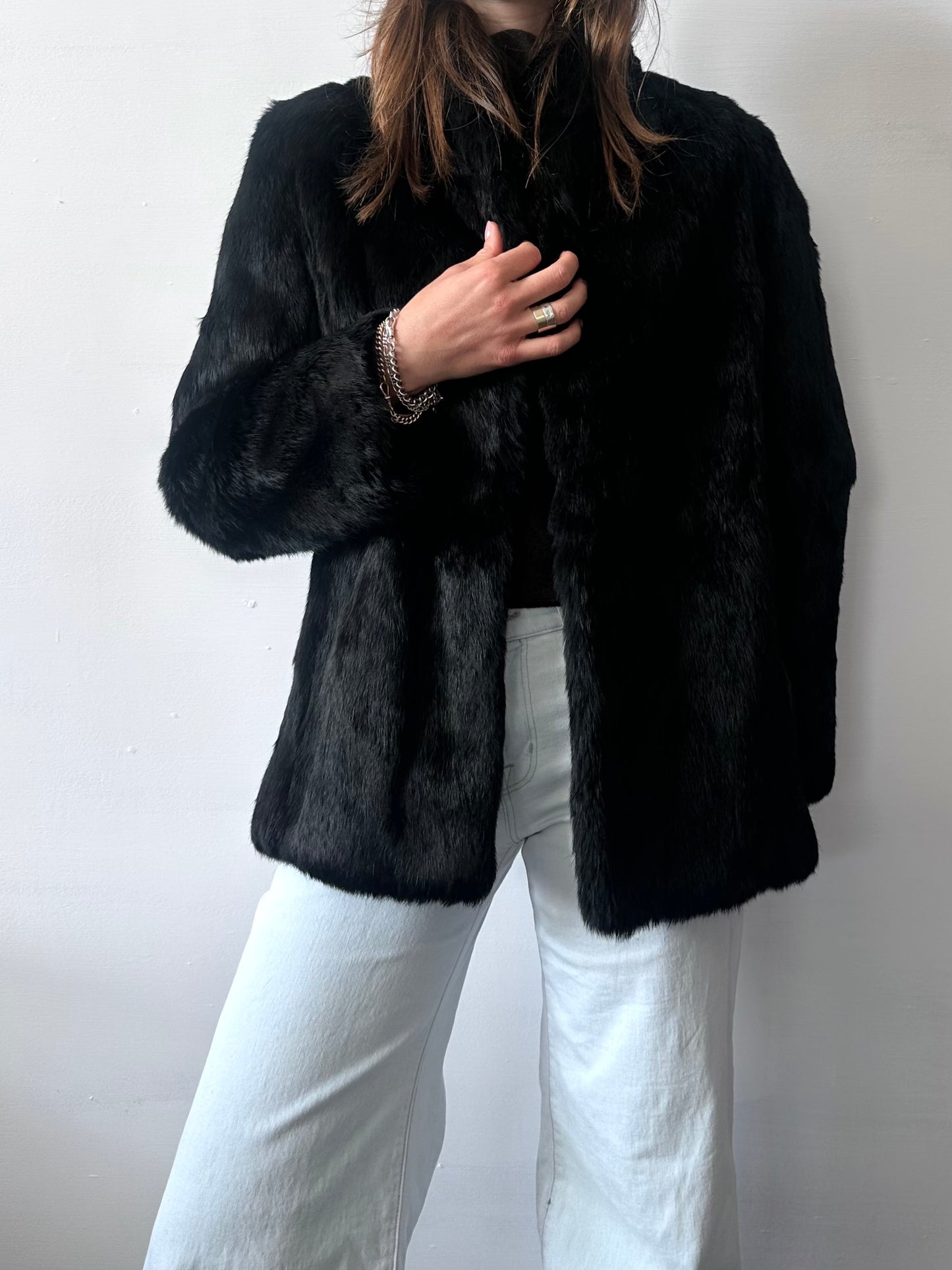 RABBIT FUR COAT