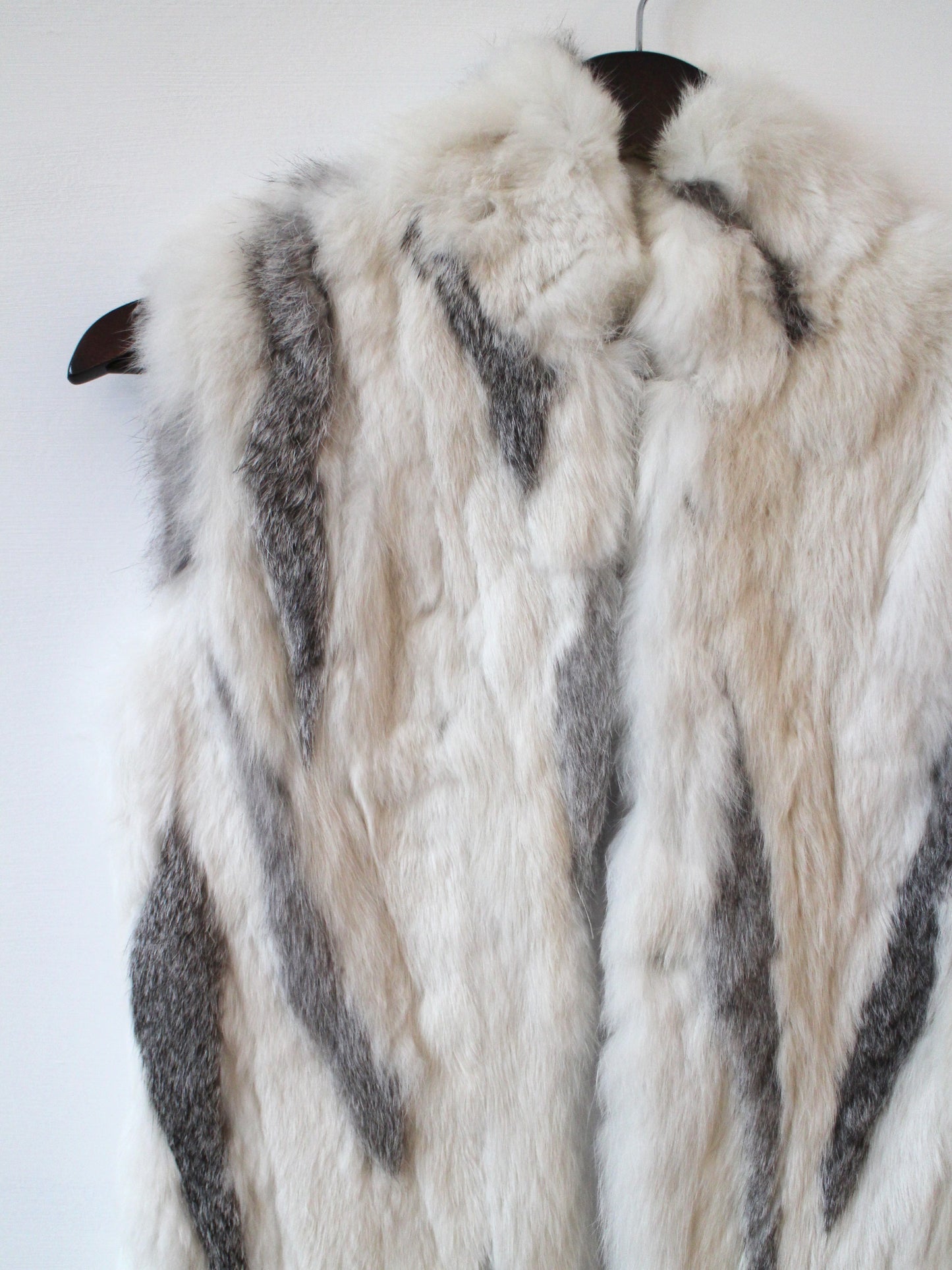 RABBIT FUR GILET