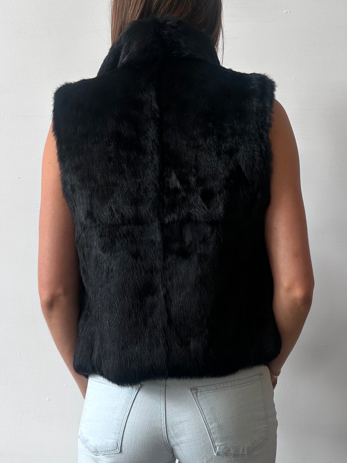 JOSEPH RABBIT FUR GILET