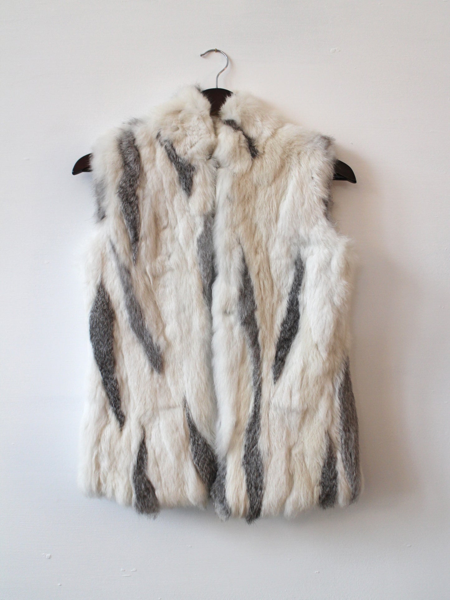 RABBIT FUR GILET