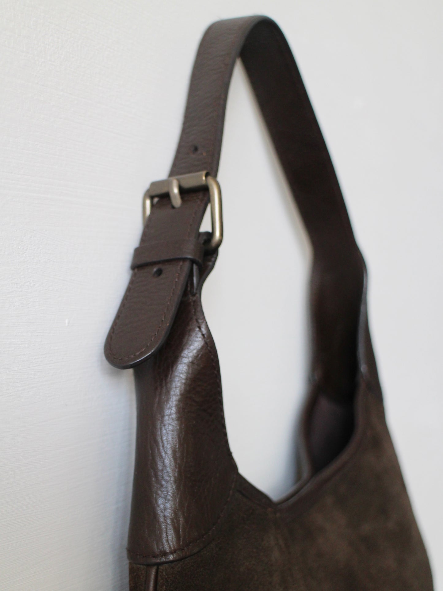 SUEDE SHOULDER BAG