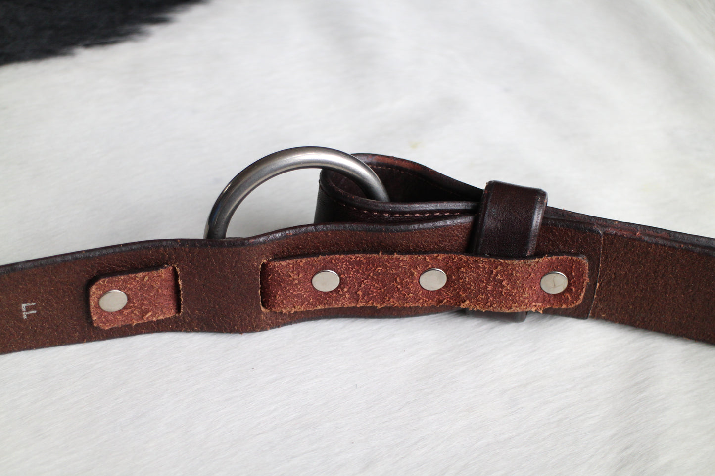 LEATHER O-RING BELT