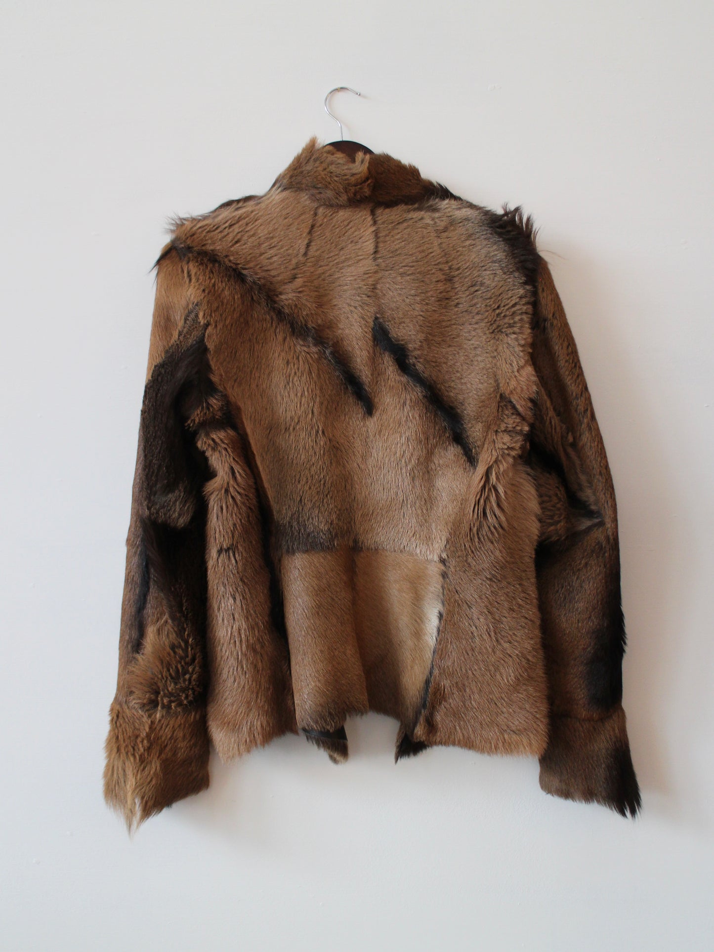 LEATHER & GOAT FUR JACKET