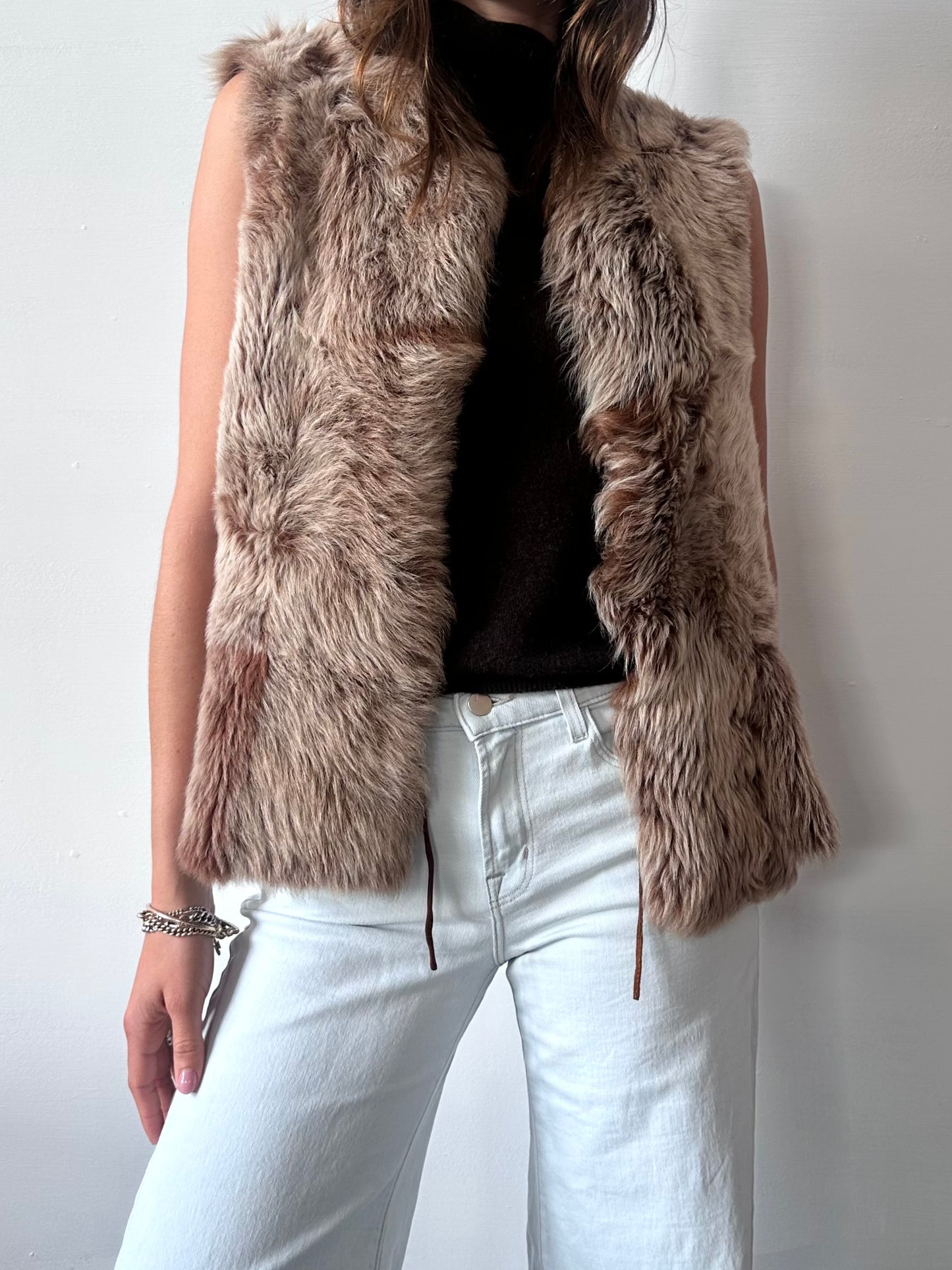 REVERSIBLE SUEDE & TOSCANA GILET
