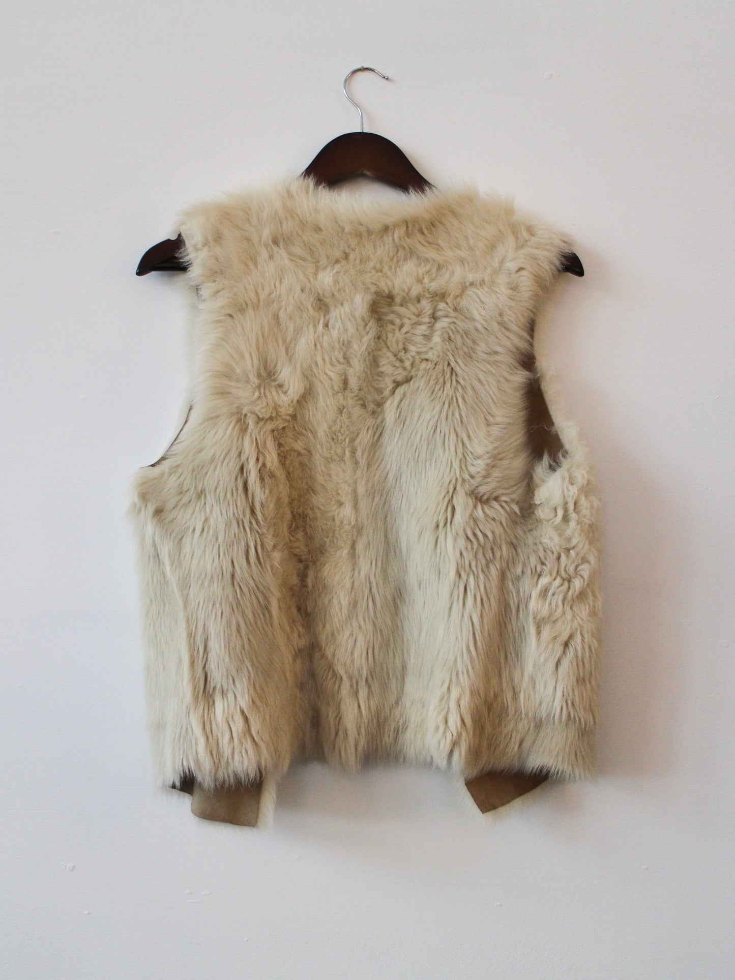 REVERSIBLE SUEDE & SHEARLING GILET