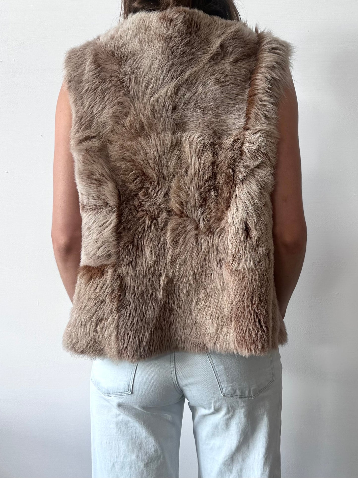 REVERSIBLE SUEDE & TOSCANA GILET