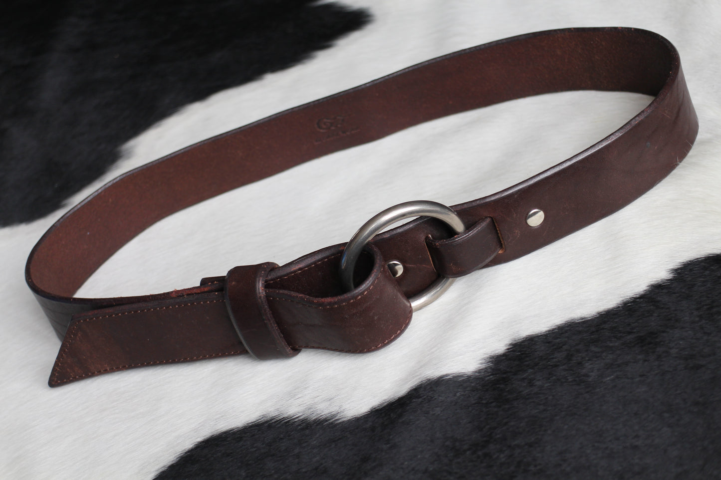 LEATHER O-RING BELT