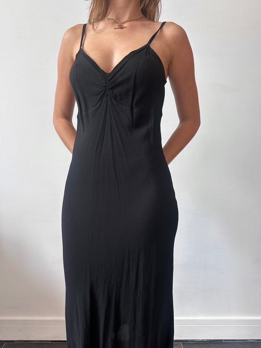 GHOST STRAPPY MIDI DRESS