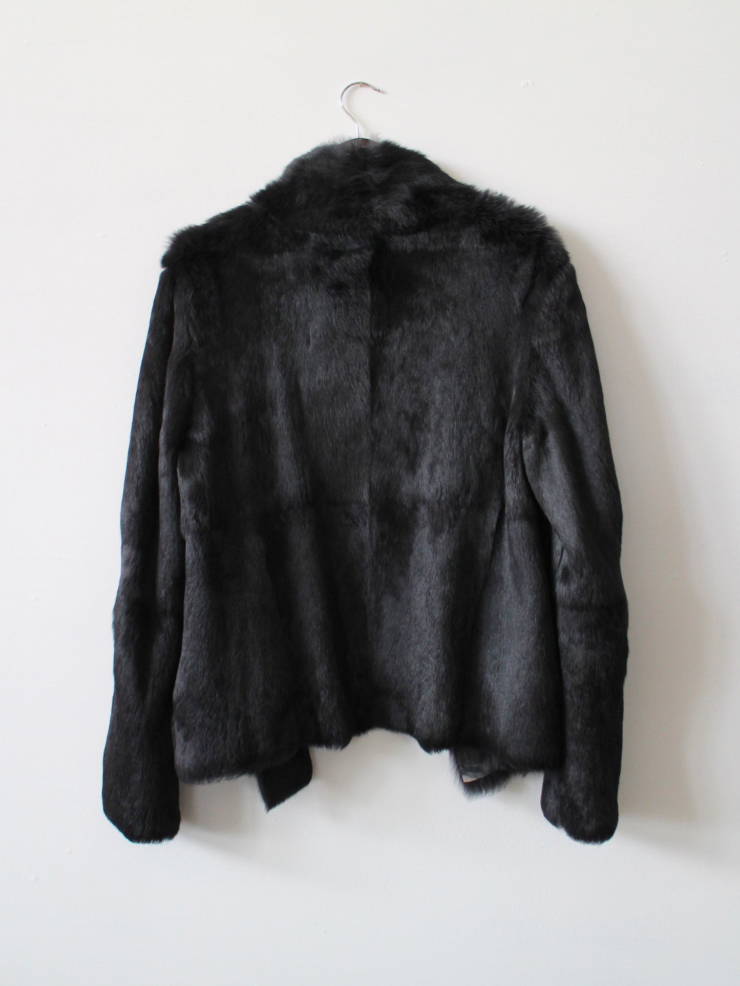 JOSEPH SUEDE & RABBIT FUR COAT