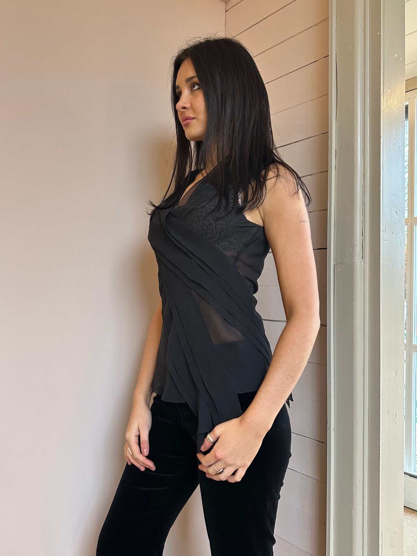 TED BAKER RUFFLE TOP