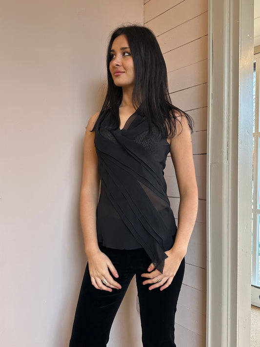 TED BAKER RUFFLE TOP