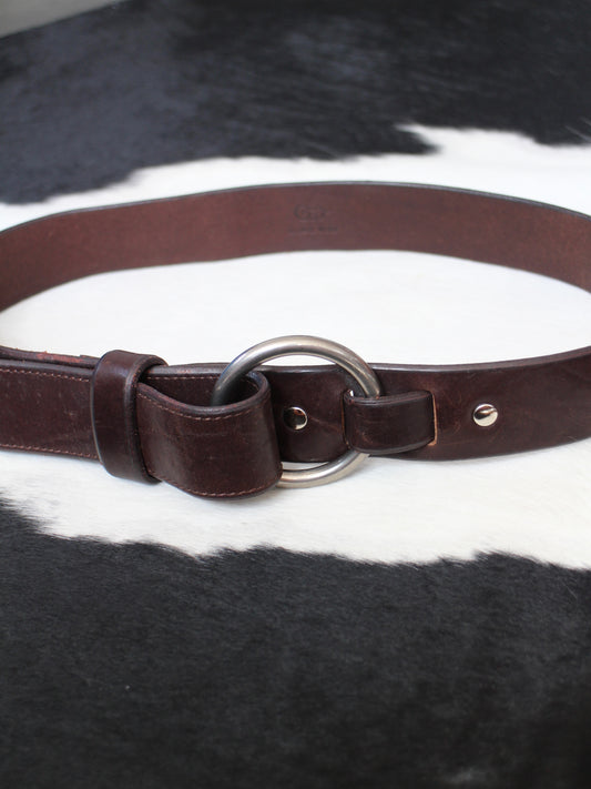 LEATHER O-RING BELT