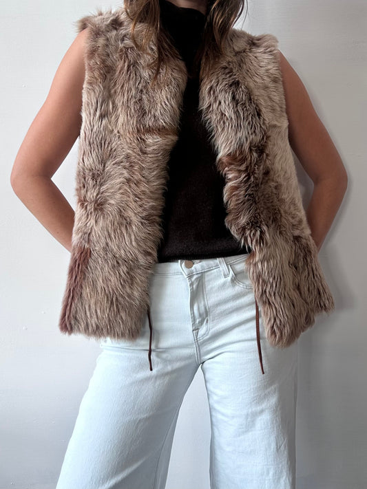 REVERSIBLE SUEDE & TOSCANA GILET