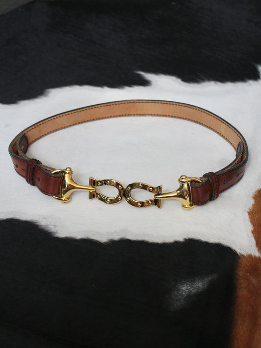 LEATHER LUCKY BELT