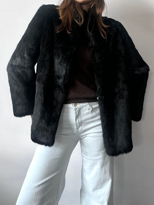 RABBIT FUR COAT
