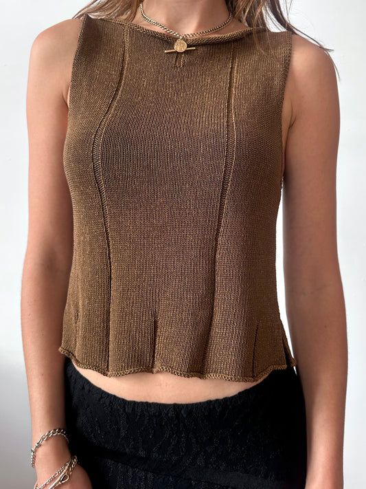 KNIT TANK TOP